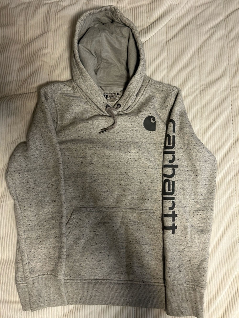 Carhartt Hoodie Hooded Seatershirt In Gray Men’s Medium EUC Relaxed Fit